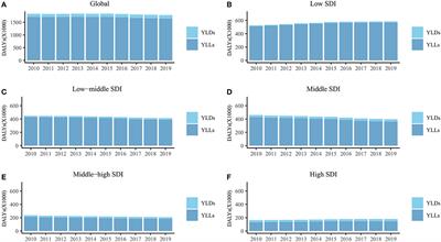 Analysis of the Global Disease Burden of Down Syndrome Using YLDs, YLLs, and DALYs Based on the Global Burden of Disease 2019 Data